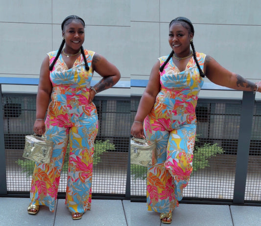 The Breeze Jumpsuit (Red)